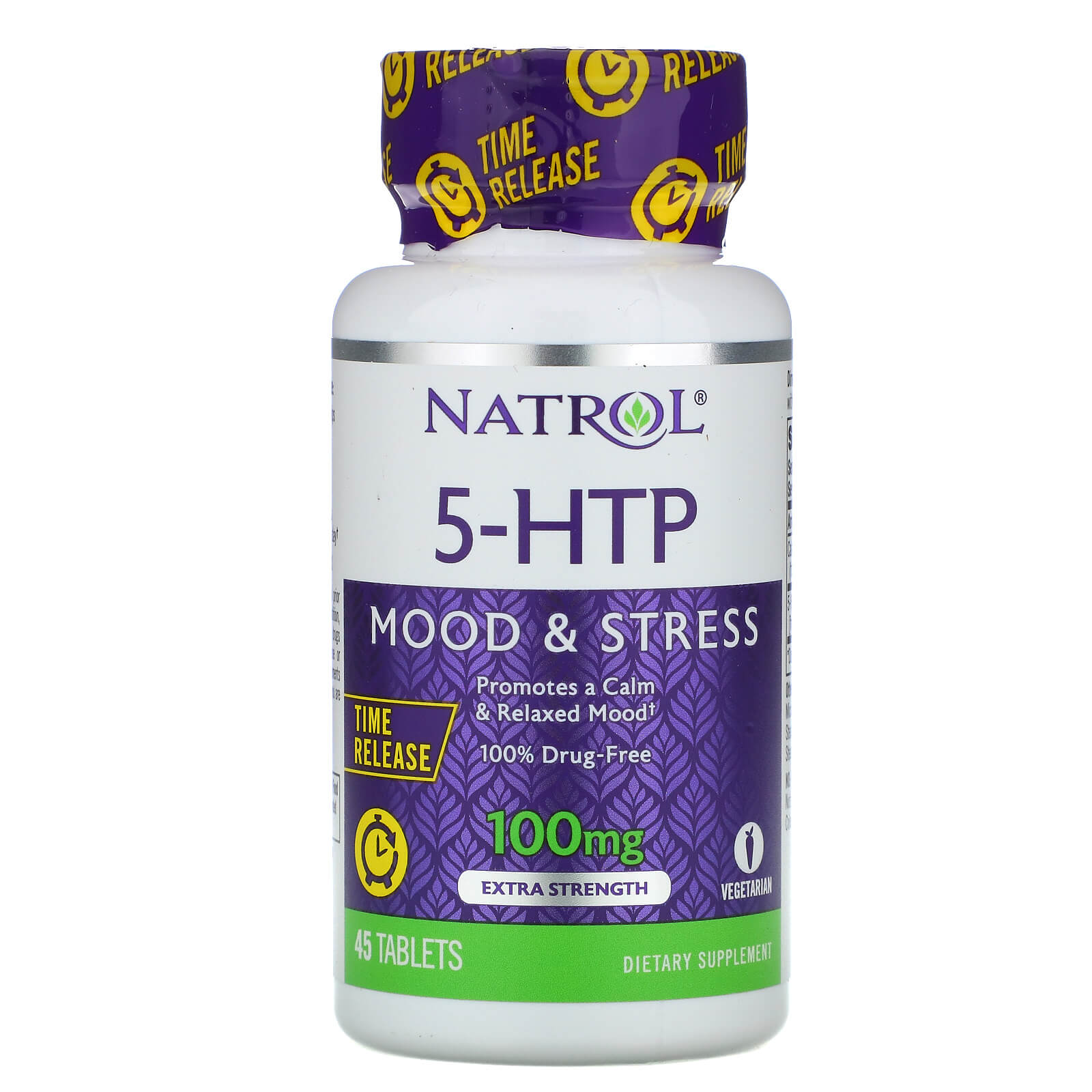 Natrol 5-HTP Time Release 100 mg, 45 tabs