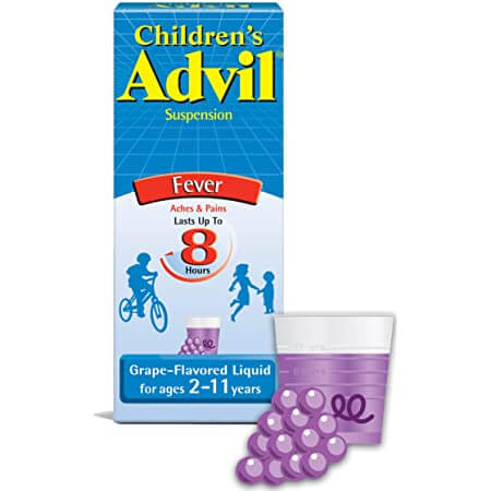  Advil Ibuprofen Oral Suspension أدفيل للأطفال مسكن للألم ومخفف للحرارة