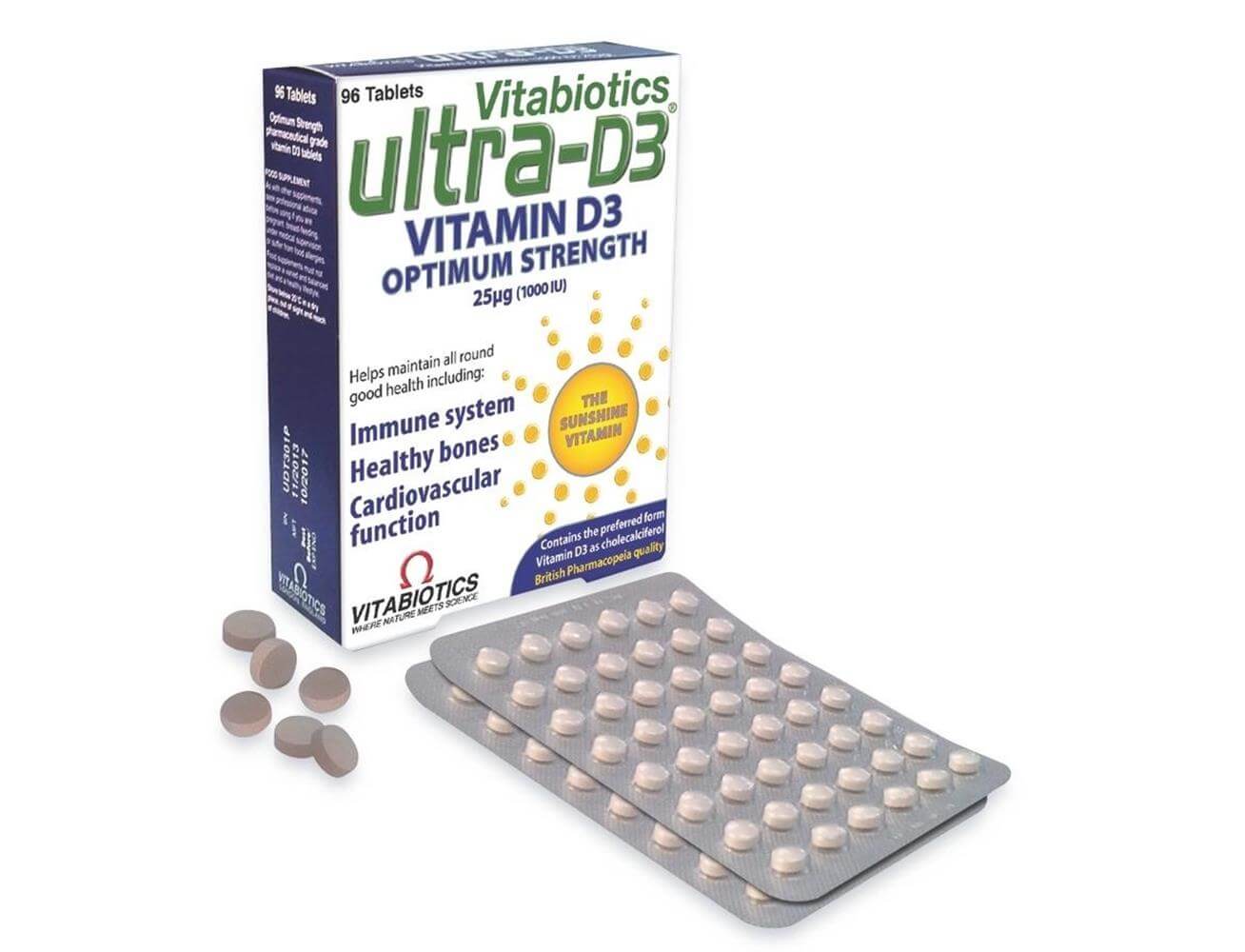 Vitabiotics Ultra-D3 Vitamine D3 الترا د3 لصحة العظام ودعم الجهاز المناعي