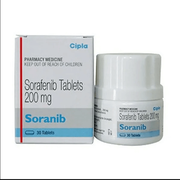 sorafenib ip 200mg 30tablet لعلاج مرض سرطان الكبد والكلى