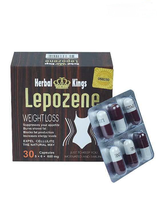يعد منتج Herbal Kings Lepozene Weight loss 30 Capsules ليبوزين من المنتجات المخصصة لحالات فقدان الوزن الزائد ومحاربة السمة المفرطة .